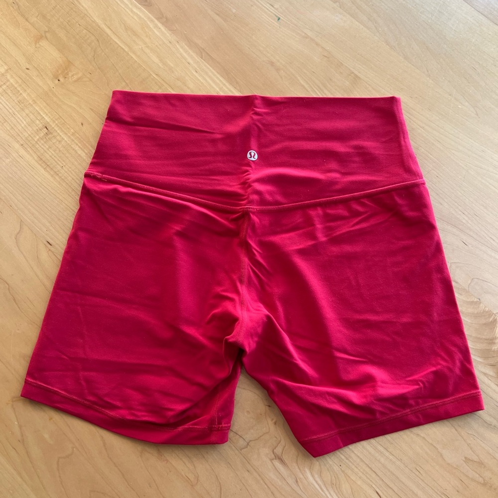 Lululemon Wunder Under Biker Shorts